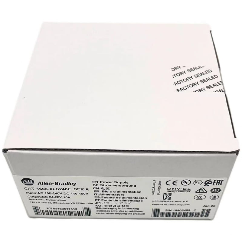 New 1606-XLS240E AC/DC Performance Power Supply 24-28VDC