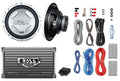 New BOSS AUDIO CX122 121400W Car Power Subwoofer Sub + Mono Amplifier+ Amp Kit