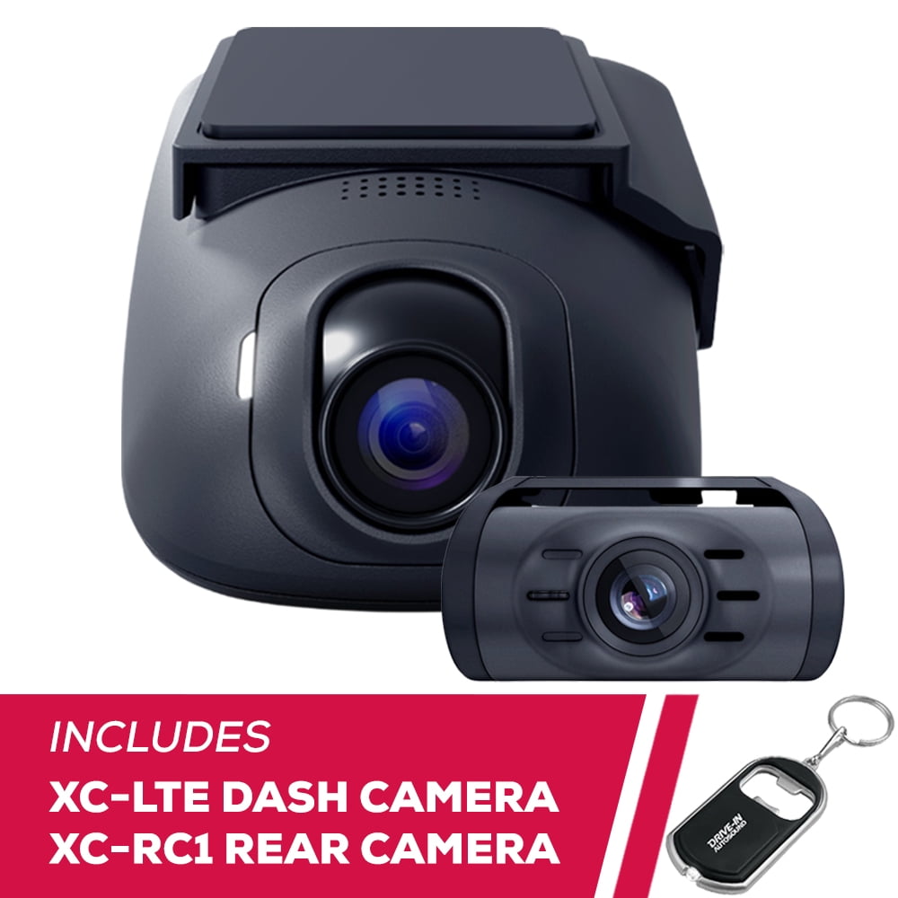 New DroneMobile XC-LTE High-Display Quality (1440p) XC Dash Camera w/ XC-RC1 Rear Camera