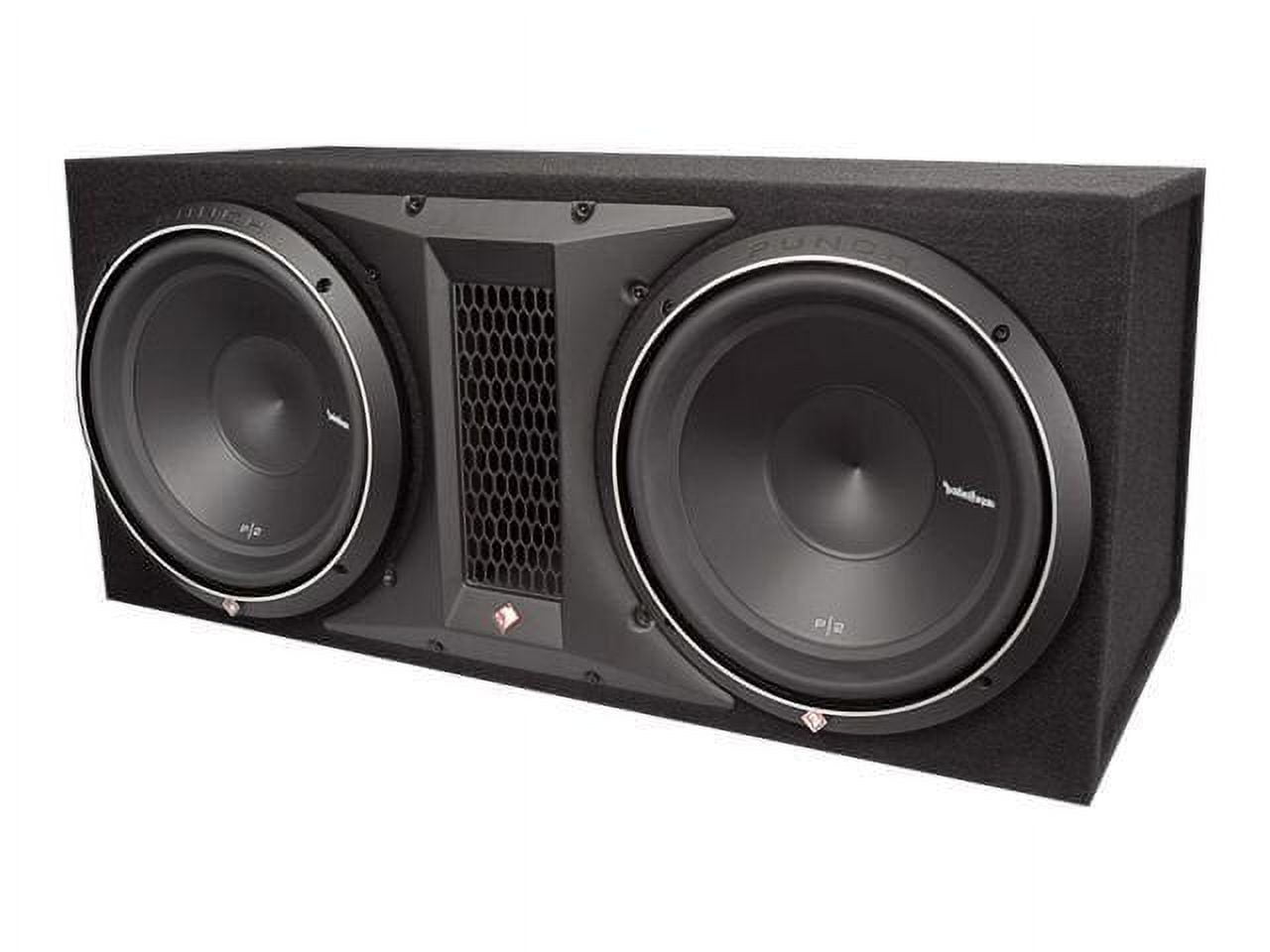 New Rockford Fosgate P2-2X10 101200 Watt Dual Loaded Subwoofer Sub Enclosure