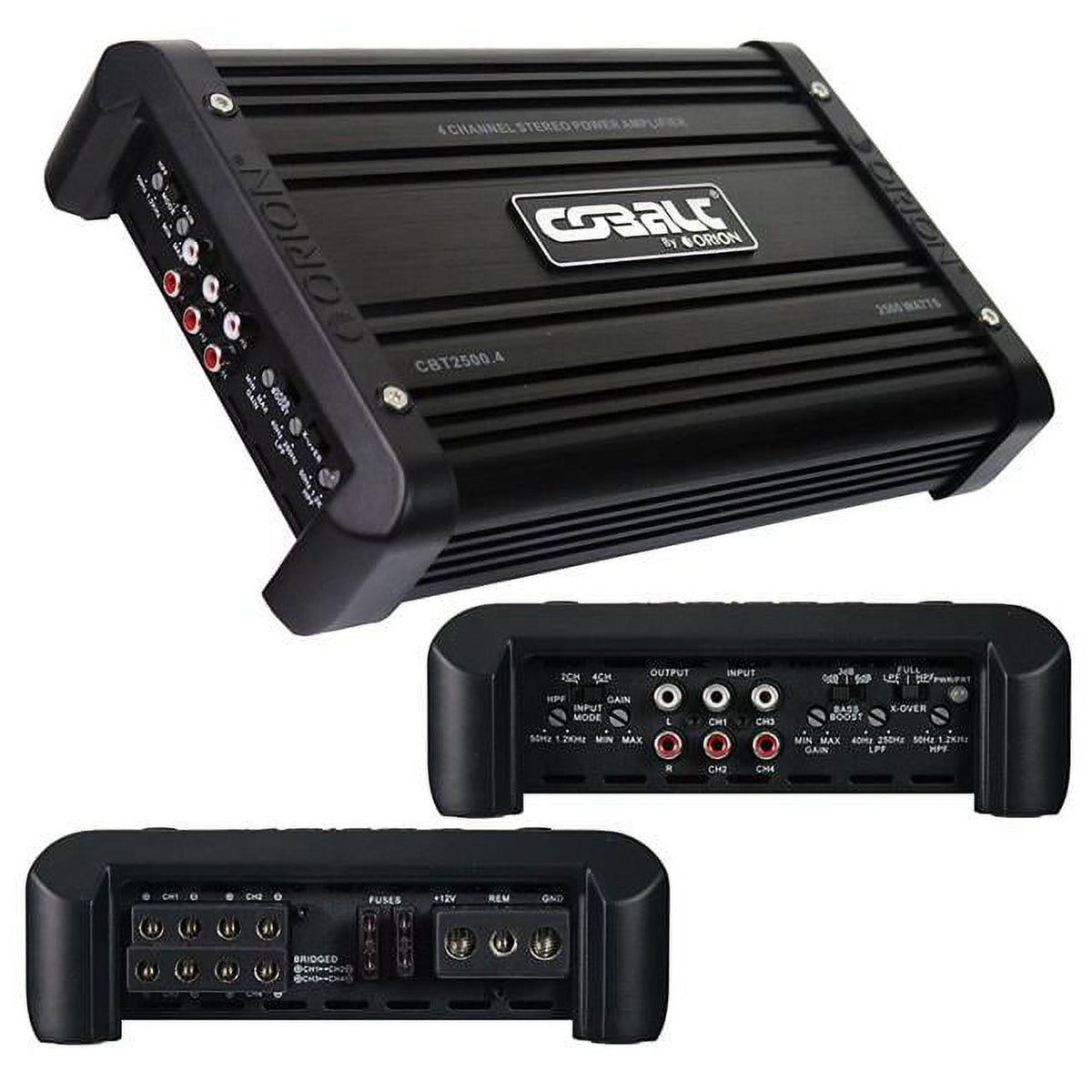 Orion CBT2500.4 2500W Max 4-Channel Class-AB Stereo Car Audio Amplifier