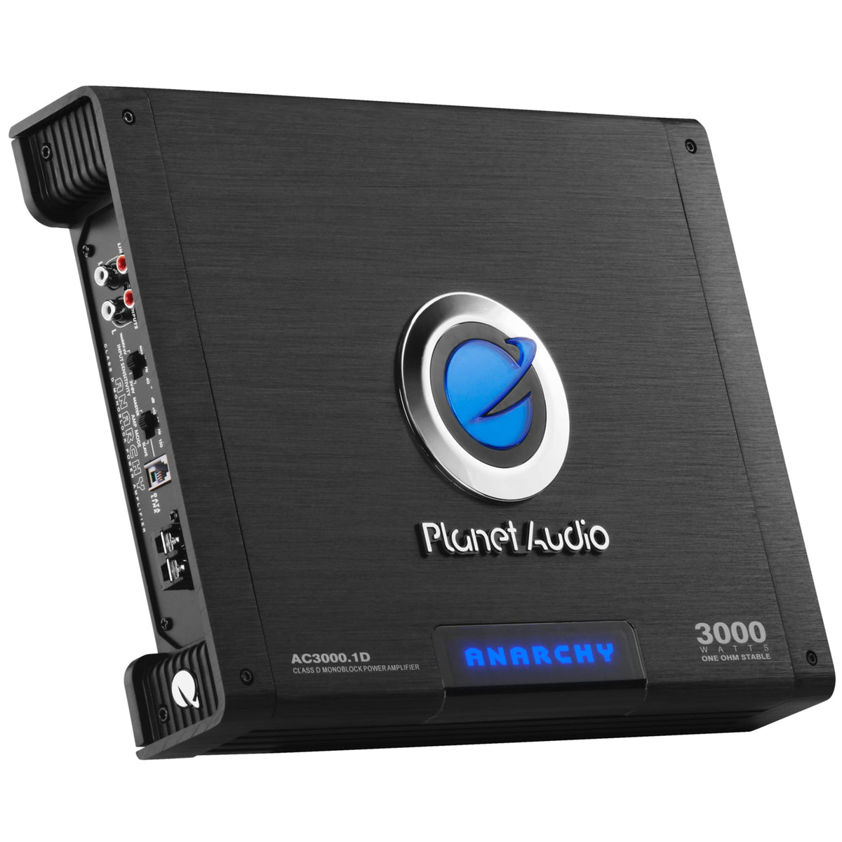 Planet Audio AC3000.1D 3000W Mono Class D MOSFET Power Car Amplifier with Remote