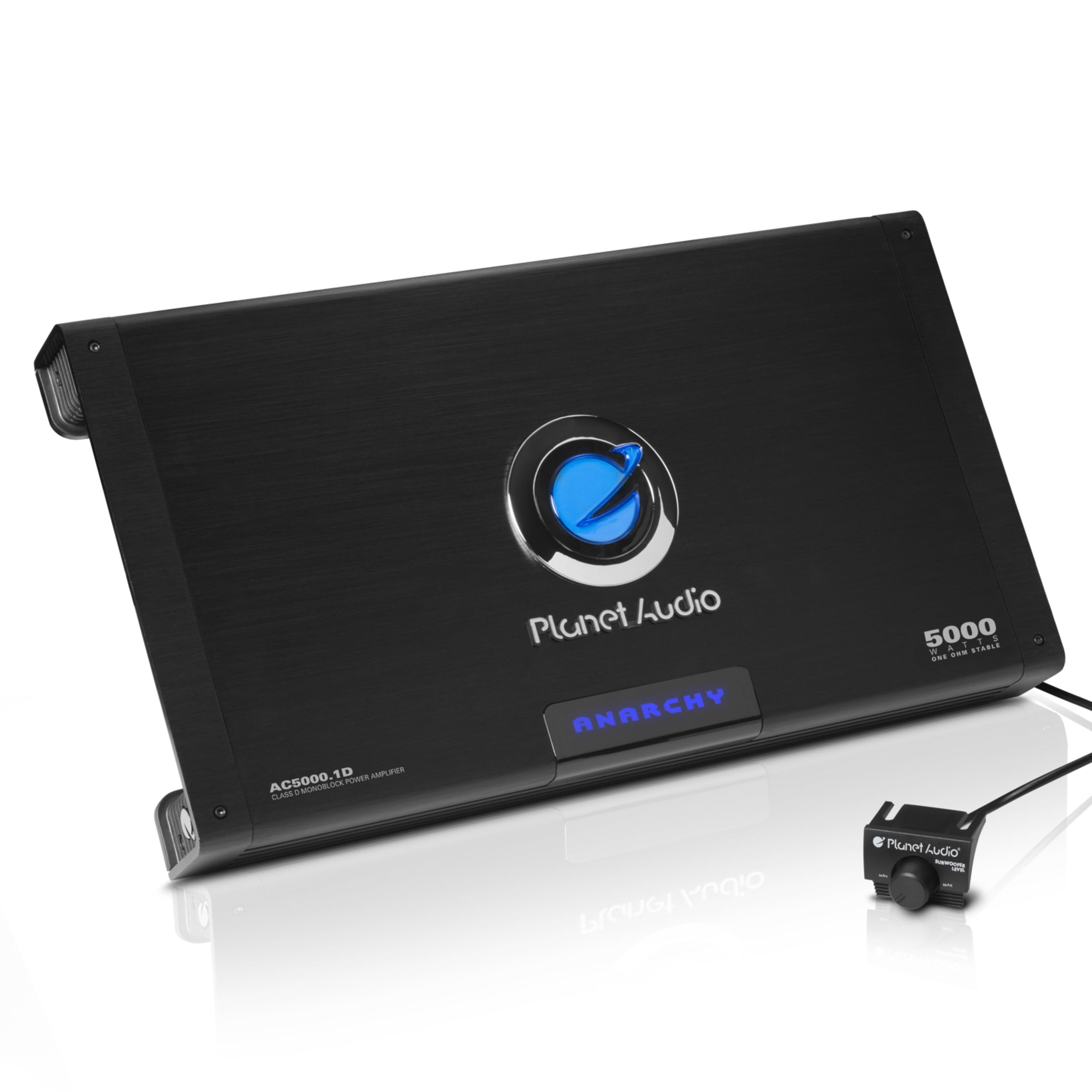 Planet Audio AC5000.1D 5000 Watt Class D Car Amplifier, 1 Ohm Stable, Mosfet