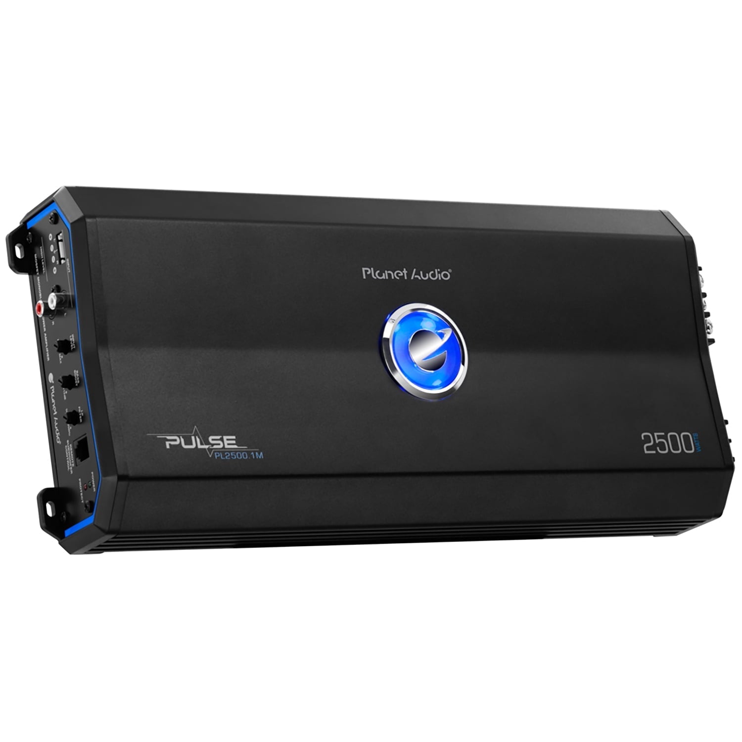 Planet Audio PL2500.1M Pulse Series 2500W Monoblock Vehicle Audio Amplifier, Multicolor, 8.5 lbs