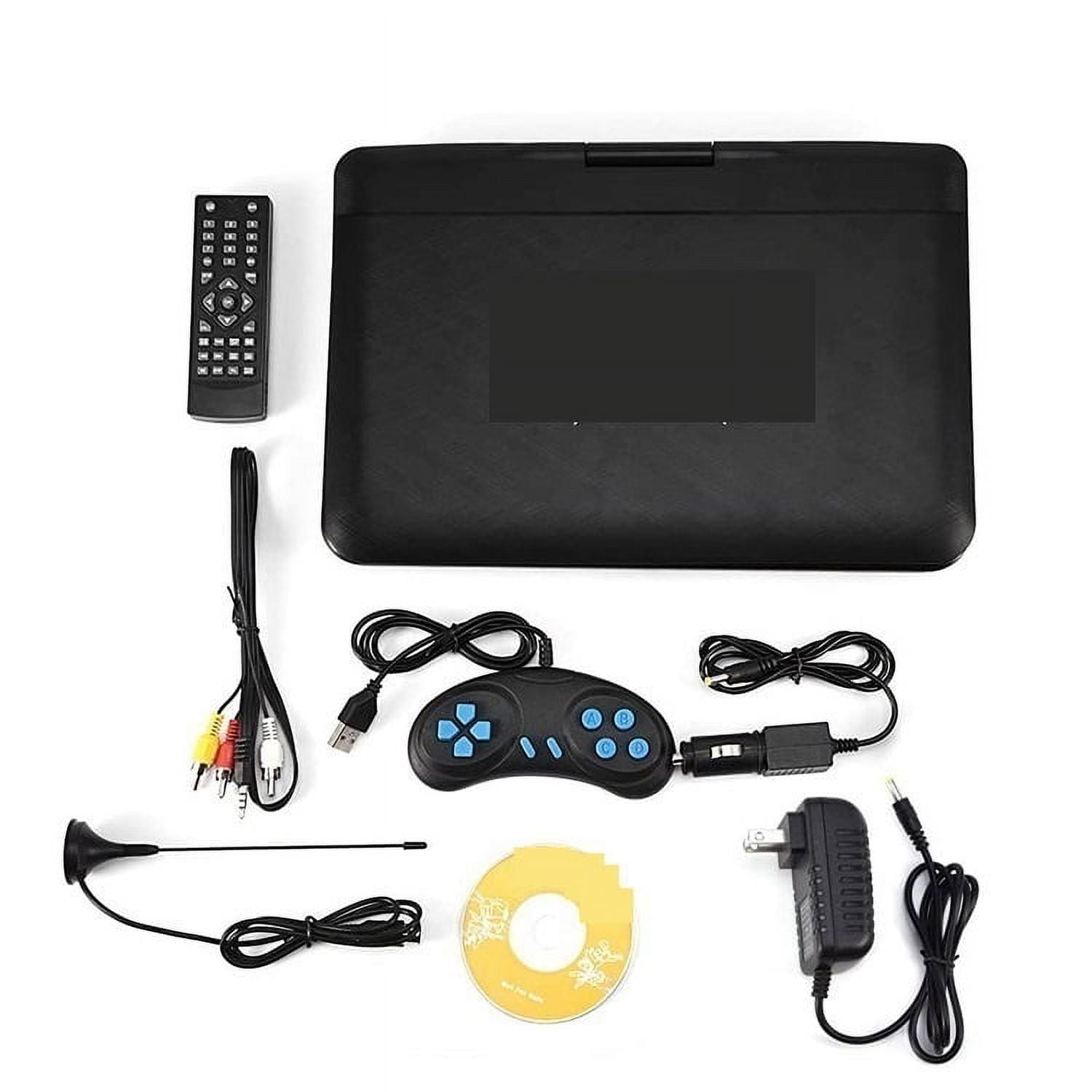 13 Inch HD Portable Rotating Screen Smart TV VCD DVD Player Mini TF Card USB Video Rechargeable Television ,High Screen Definition Screen