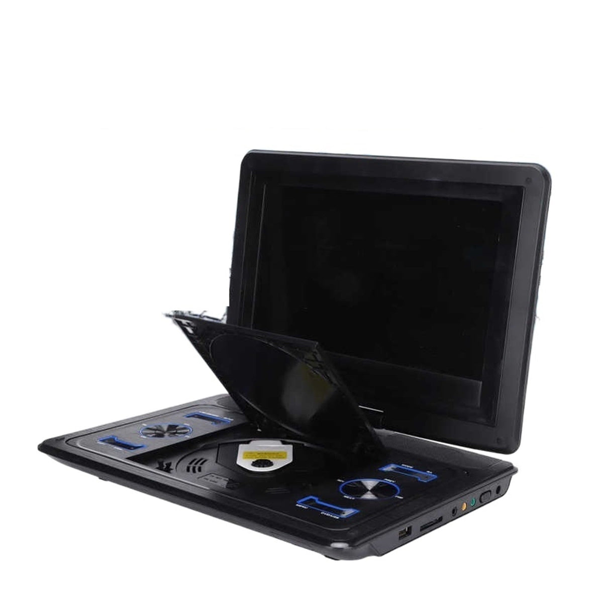 Portable DVD Player Rotating Rechargeable HD CD DVD Player With LED Screen For Car Travel Support FM Radio Function ,Multimedia Supported