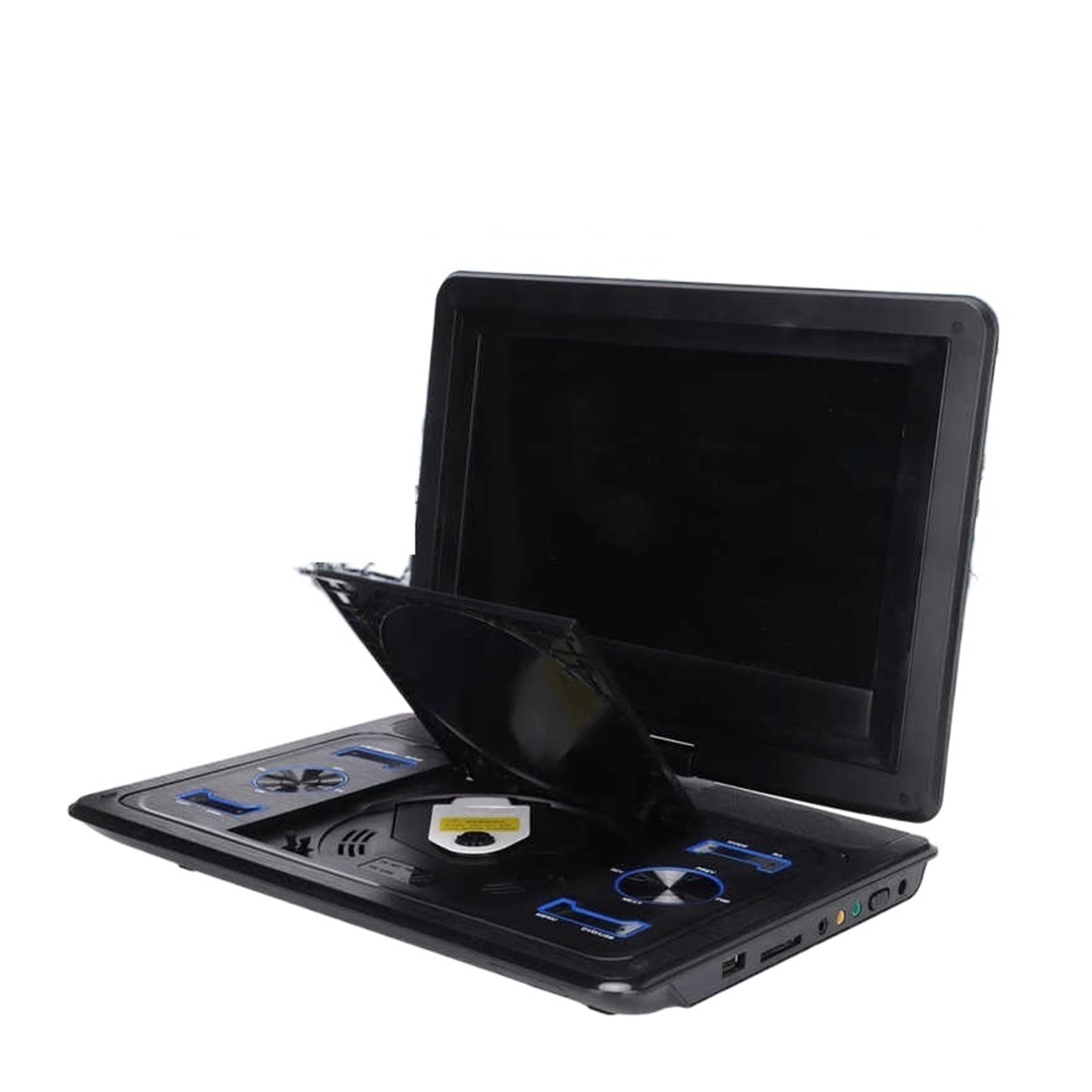 Portable DVD Player Rotating Rechargeable HD CD DVD Player With LED Screen For Car Travel Support FM Radio Function