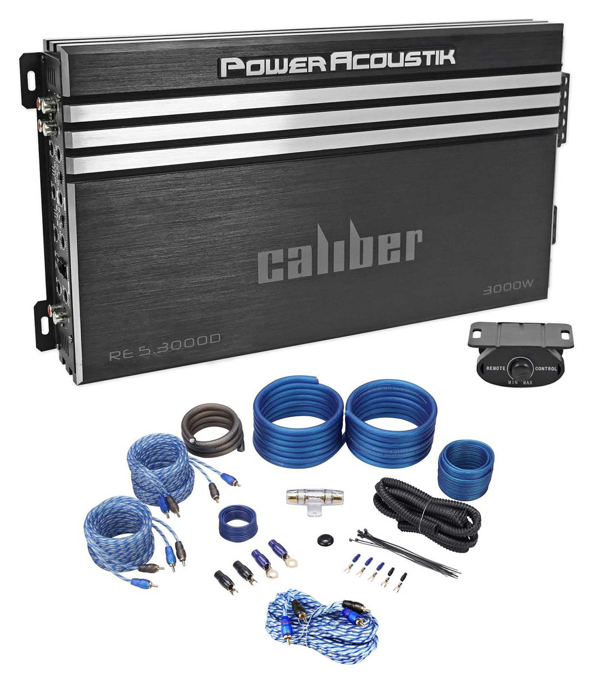 Power Acoustik RE5-3000D 3000w 5-Channel Car Audio Amplifier Class A/B+Amp Kit