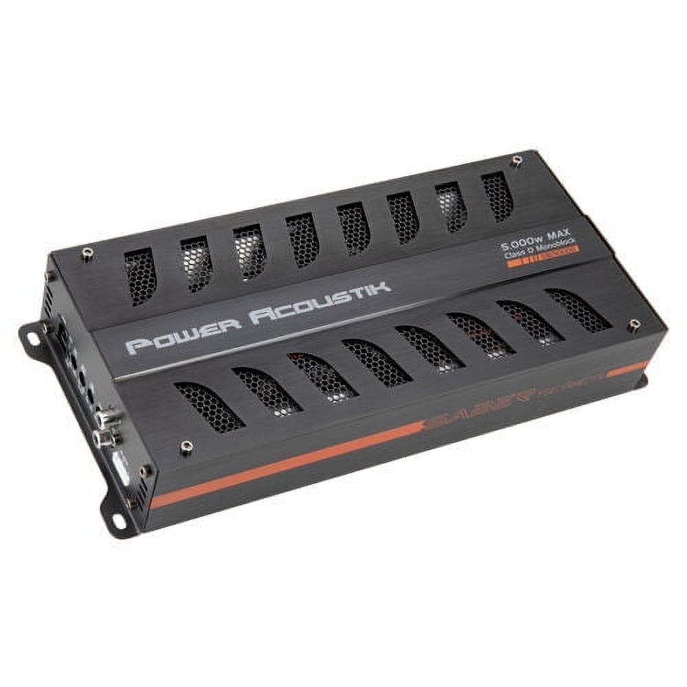 Power Acoustik SB1.5000D Direct Short Vehicle Audio Amplifier, 4.3 lbs