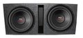 Pyle PLPW15D 152000W 4-Ohm Car Subwoofer Pair & QBASS15 Dual Ported Enclosure