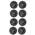 Pyle PLPW8D 8800W Car Audio Subwoofer Sub Power Woofer 4 Ohm Black (8 Pack)