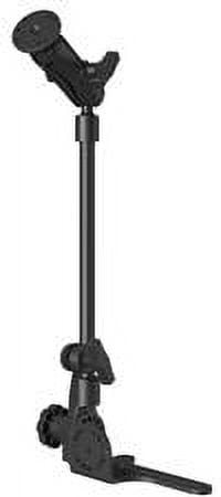 RAM-316-HD-18-202U_RAM Universal No-Drill? RAM POD HD Vehicle Mount with 18 LONG Length Pole, Double Socket Arm & 2.5 Round Base AMPs Hole Pattern