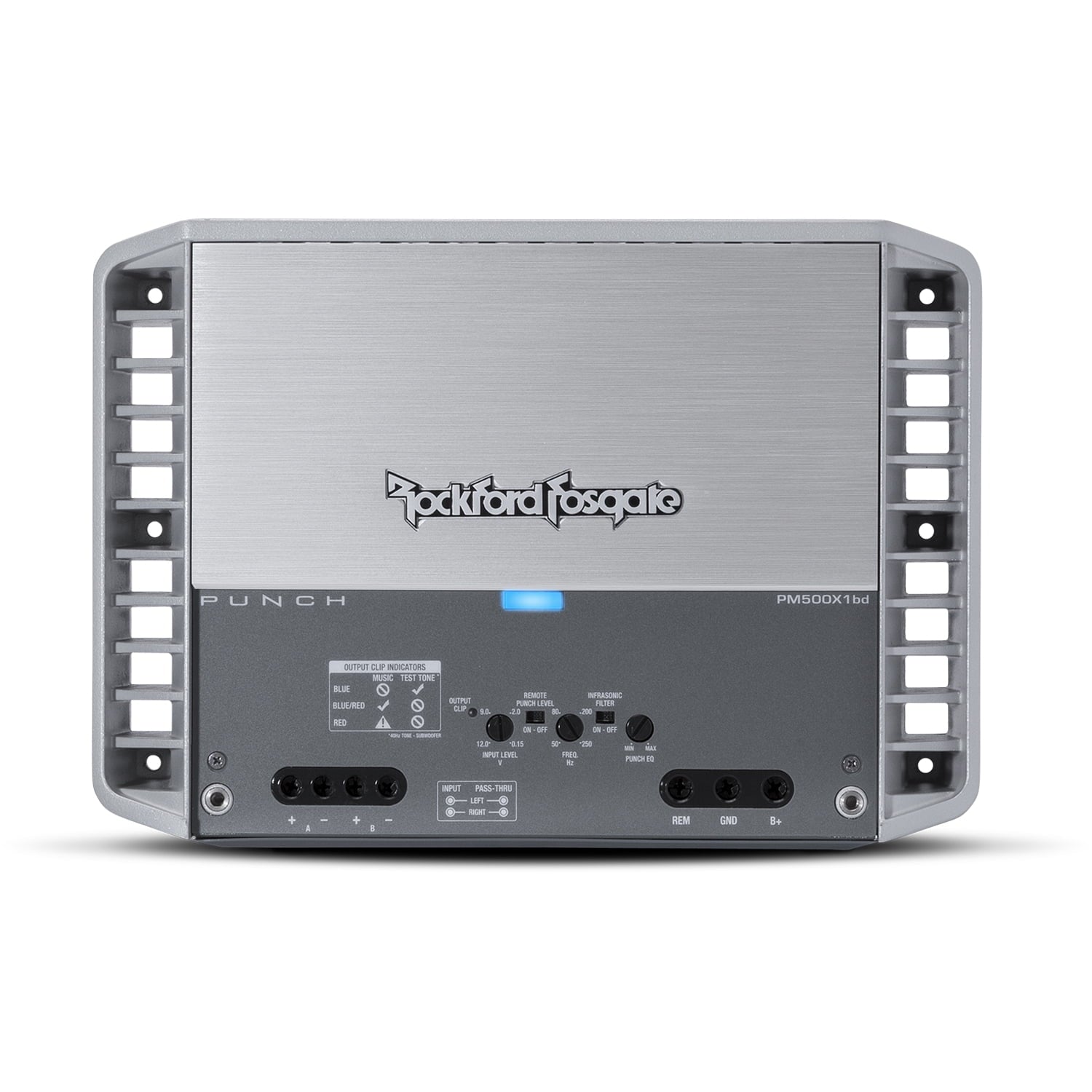 Rockford Fosgate PM500X1bd Punch Marine&nbsp;500 Watt Class-bd Mono Amplifier