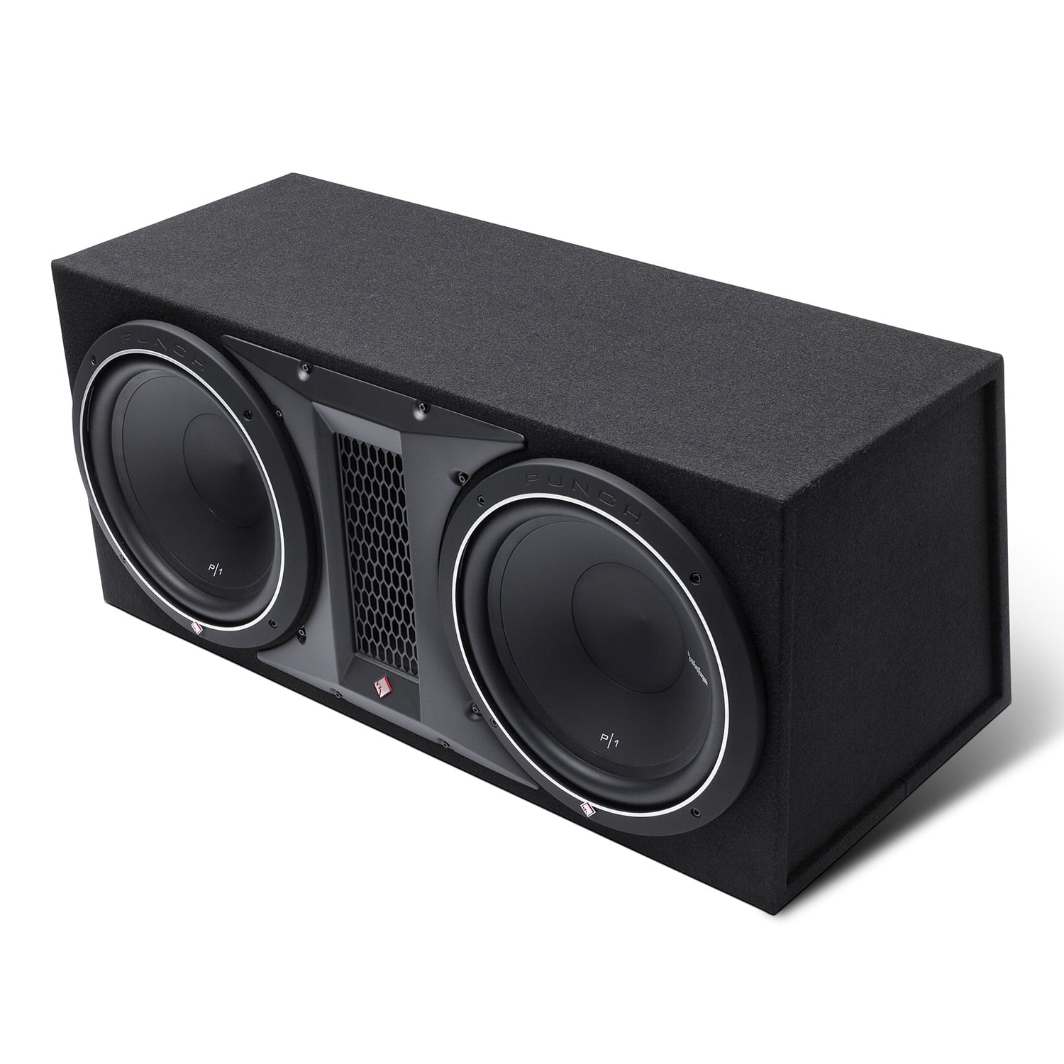 New Rockford Fosgate Punch P1-2X12 500 Watt Dual 12Loaded Subwoofer Enclosure