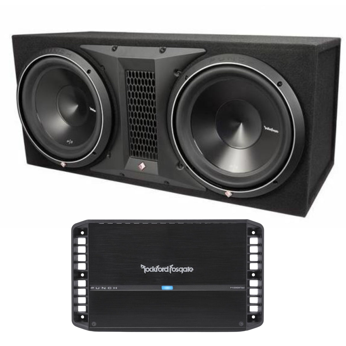 Rockford Fosgate High Efficient Powerful Car Subwoofers, Black, 15 x 9x 19 Inches, 100 oz