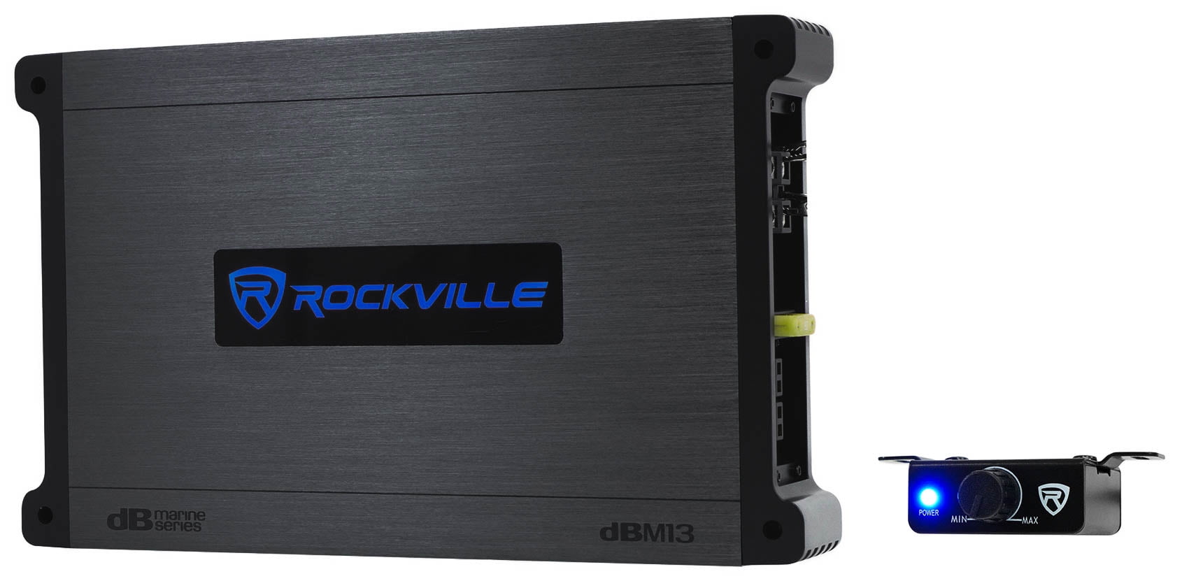 Rockville DBM13 3000 Watt Peak/750w RMS Mono Marine Amplifier 2 Ohm Amp+Remote