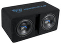 Rockville DV10K52 Dual 10K5 2400w Car Subwoofers+Vented Sub Enclosure Box/2Ohm
