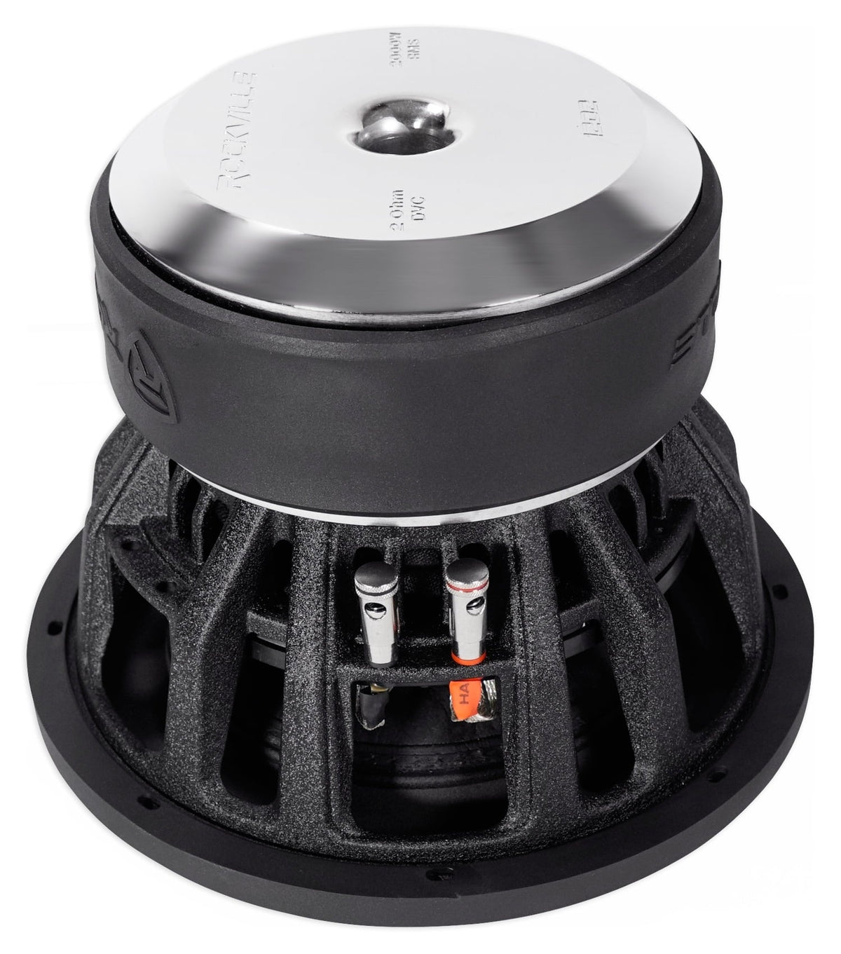 Rockville Destroyer 12D2 12Competition Car Audio Subwoofer w/USA Voice Coils!