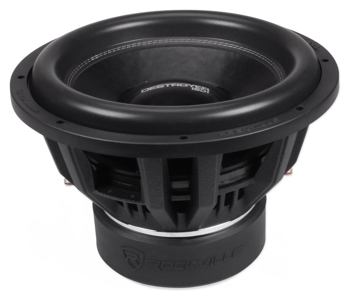 Rockville Destroyer 15D1 15Competition Car Audio Subwoofer w/USA Voice Coils!