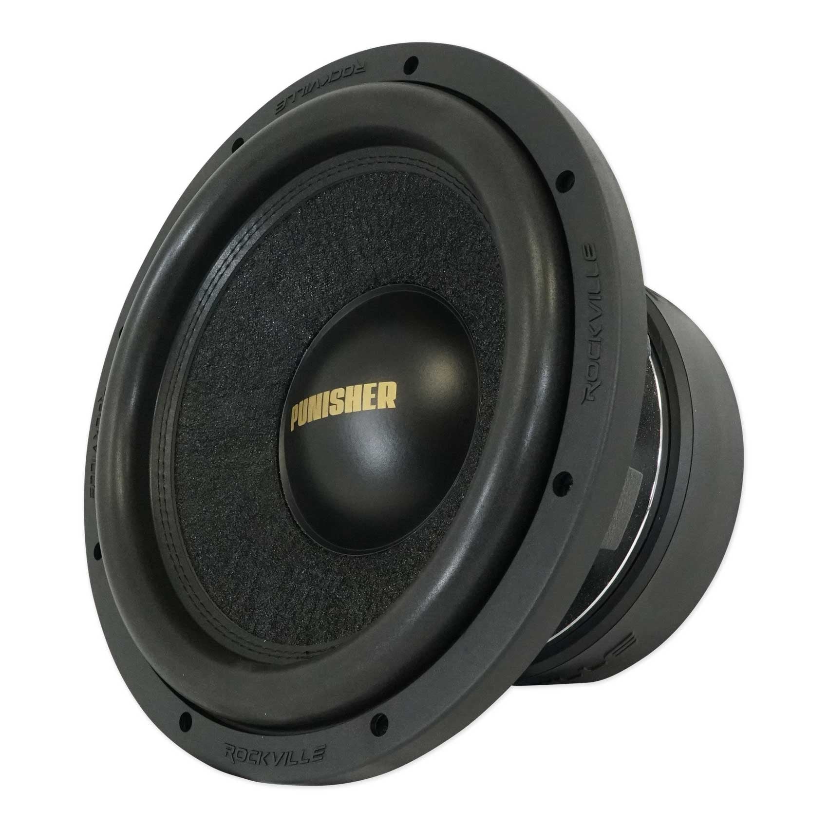 Rockville Punisher 12D1 125600w Peak Car Audio Competition Subwoofer Dual 1-Ohm Sub 1400w RMS CEA Rated