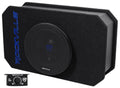 Rockville RMW8A 8800 Watt Ported Powered Truck Subwoofer In Slim Enclosure