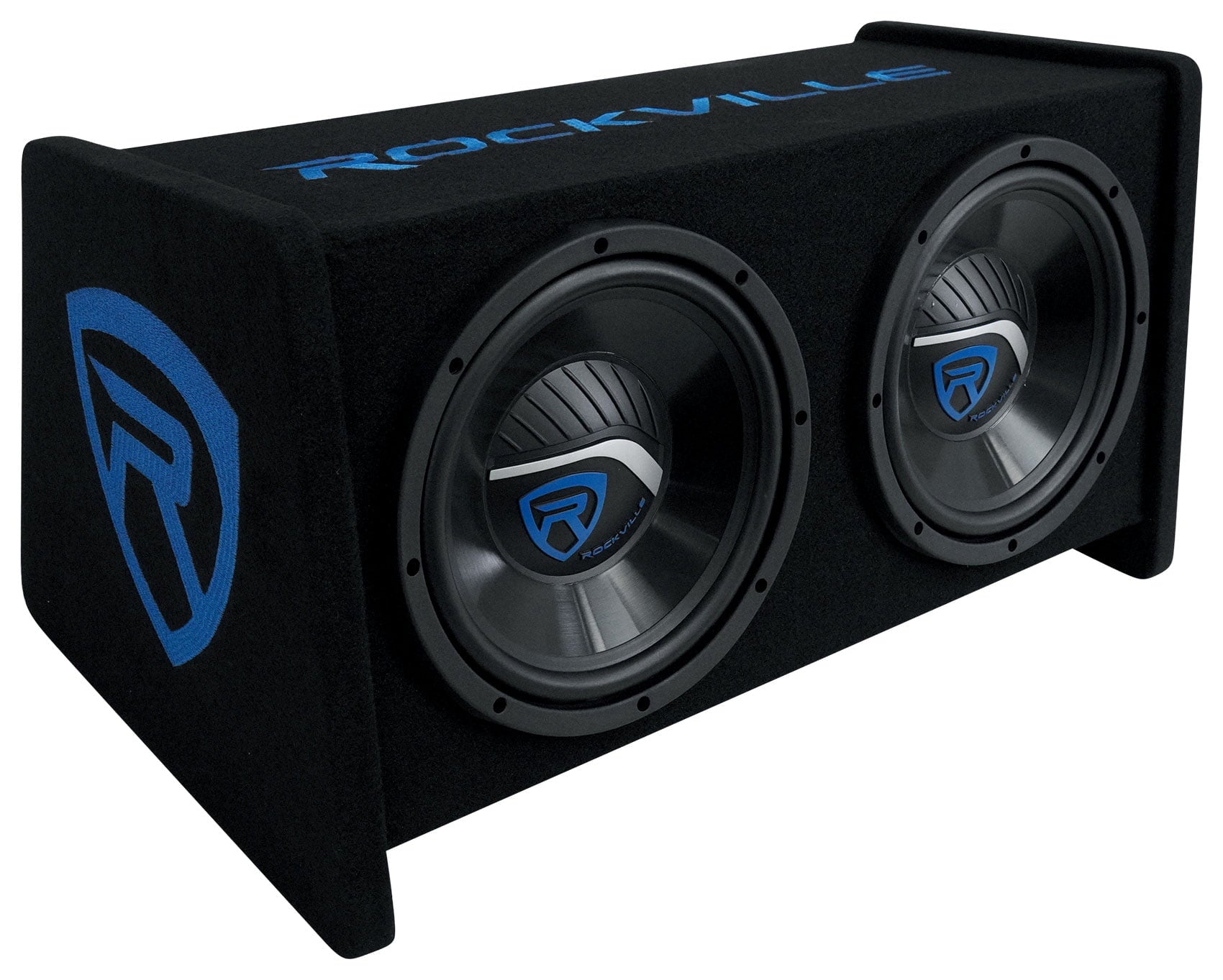 Rockville Water Resistant Car Subwoofers with USB Cable, PE Black, 50 oz