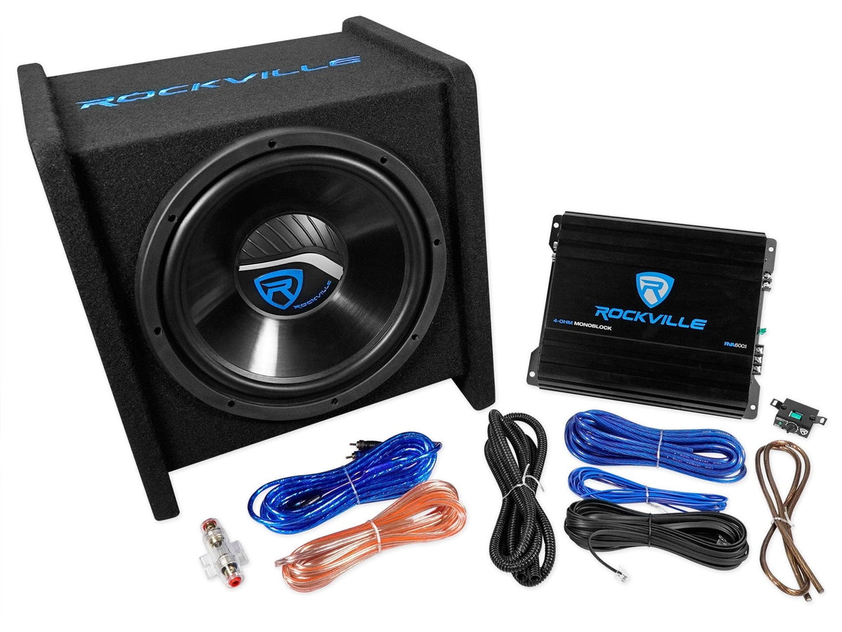 Rockville Wide Frequency Range Car Subwoofer, 12