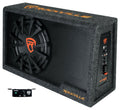 Rockville RVS12A 12Slim Vented Powered Car Subwoofer Enclosure, 1400 Watts