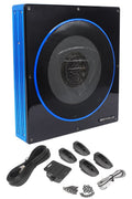 Rockville RW10CA 10800 Watt Slim Low Profile Active Powered Car Subwoofer Sub