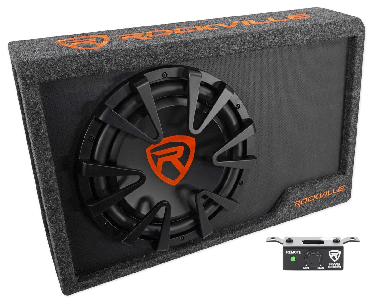 Rockville Wide Frequency Range Car Subwoofer Black, 12