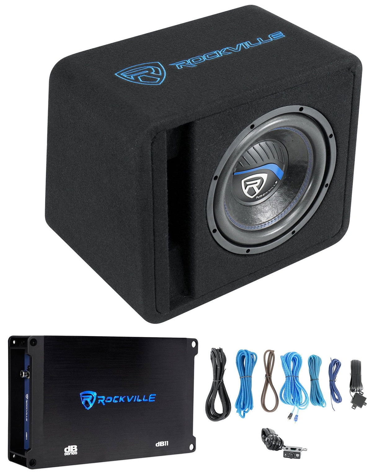 Rockville SK510 PACKAGE 101200w Loaded K5 Car Subwoofer