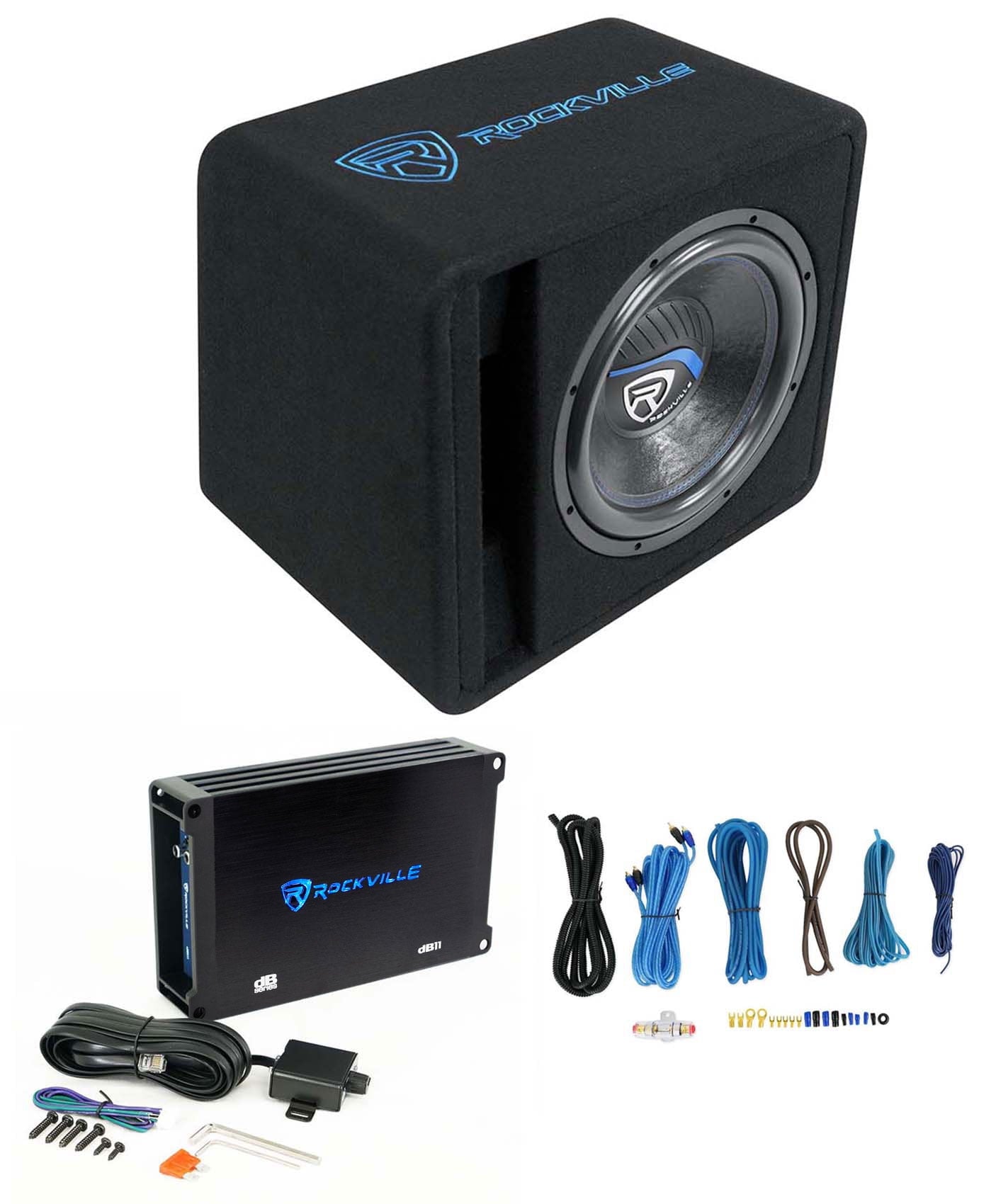 Rockville Bass Boost Car Subwoofer Black, 12