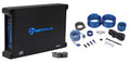 Rockville dB13 3000 Watt Peak/750w CEA rated RMS Mono 2 Ohm Amplifier+Amp Kit