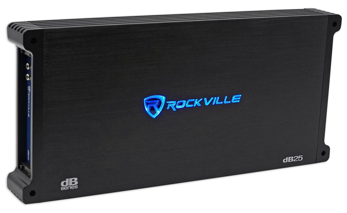 Rockville dB25 2800 Watt Peak/700w RMS 2 Channel Vehicle Audio Amplifier
