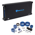 Rockville dB45 3200 Watt/800w RMS 4 Channel Car Amplifier+Amp Kit Loud!!