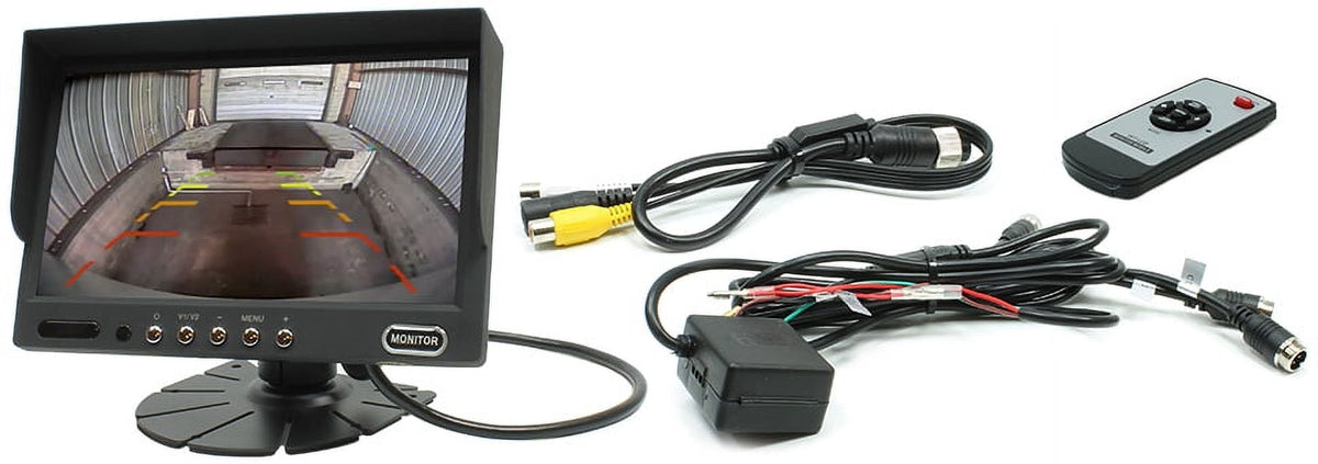 Rostra Heavy-Duty 7Dual Input LCD Monitor with Surface-Mount Pedestal 2508220