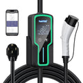 SOPHTRANS Level 2 EV Charger,10 to 40 Amp with J1772 NEMA 14-50 Heavy-duty (8AWG), Wall Mounted & Portable Electric Car Charger with WiFi (100-240V,25ft)