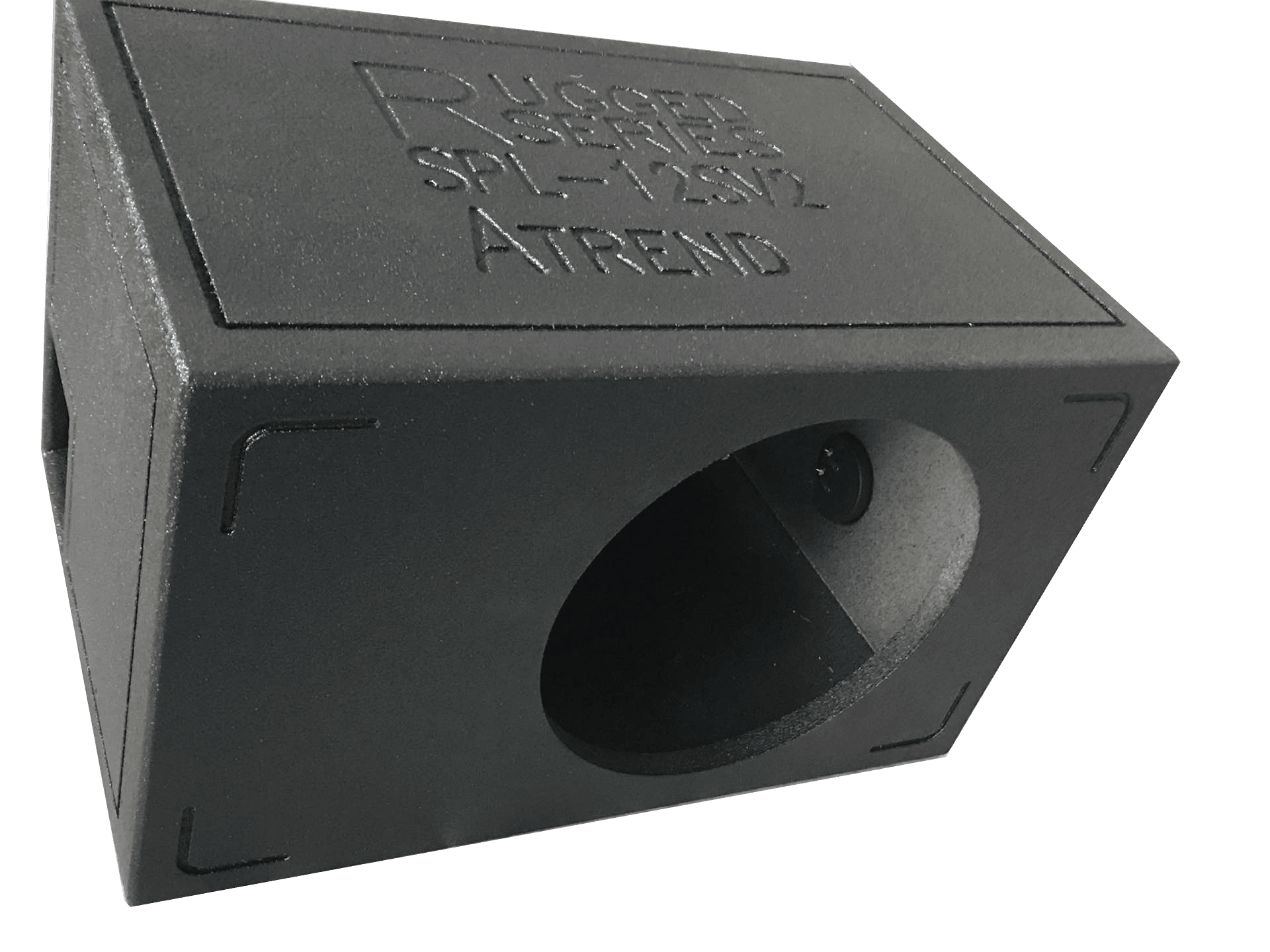 SPL-12SV2 12 Single Side Ported Subwoofer Enclosure with Rugged Coat Tuff Coat Sprayliner
