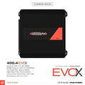 SD EVOX 400 WATT 4 CH CAR AMP