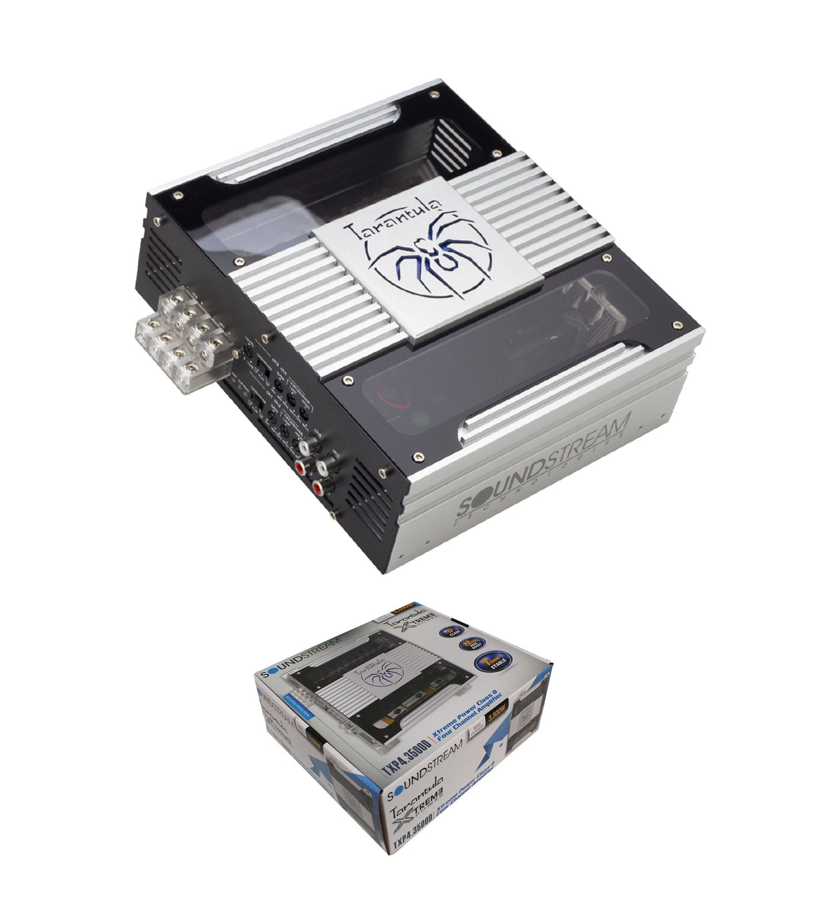 Soundstream Xtreme 1 Ohm 3500 Watts 4 Channel Class D Amplifier TXP4.3500D