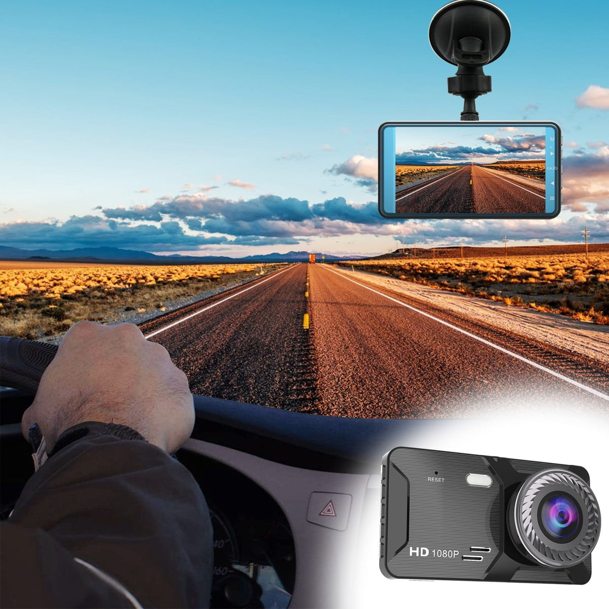Spring Deal on Clearance 2025! UUHYTG Dash Camera For Cars HD 1080P Front Camera Car Dashboard Camera Recorder With 4.0 Inch IPS T-ouch Screen Night Vision Loop Recording Motion Detection