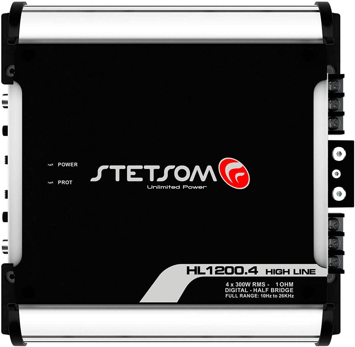 Stetsom HL 1200.4 Amplifier 1-ohm 1200W RMS 4-Channels