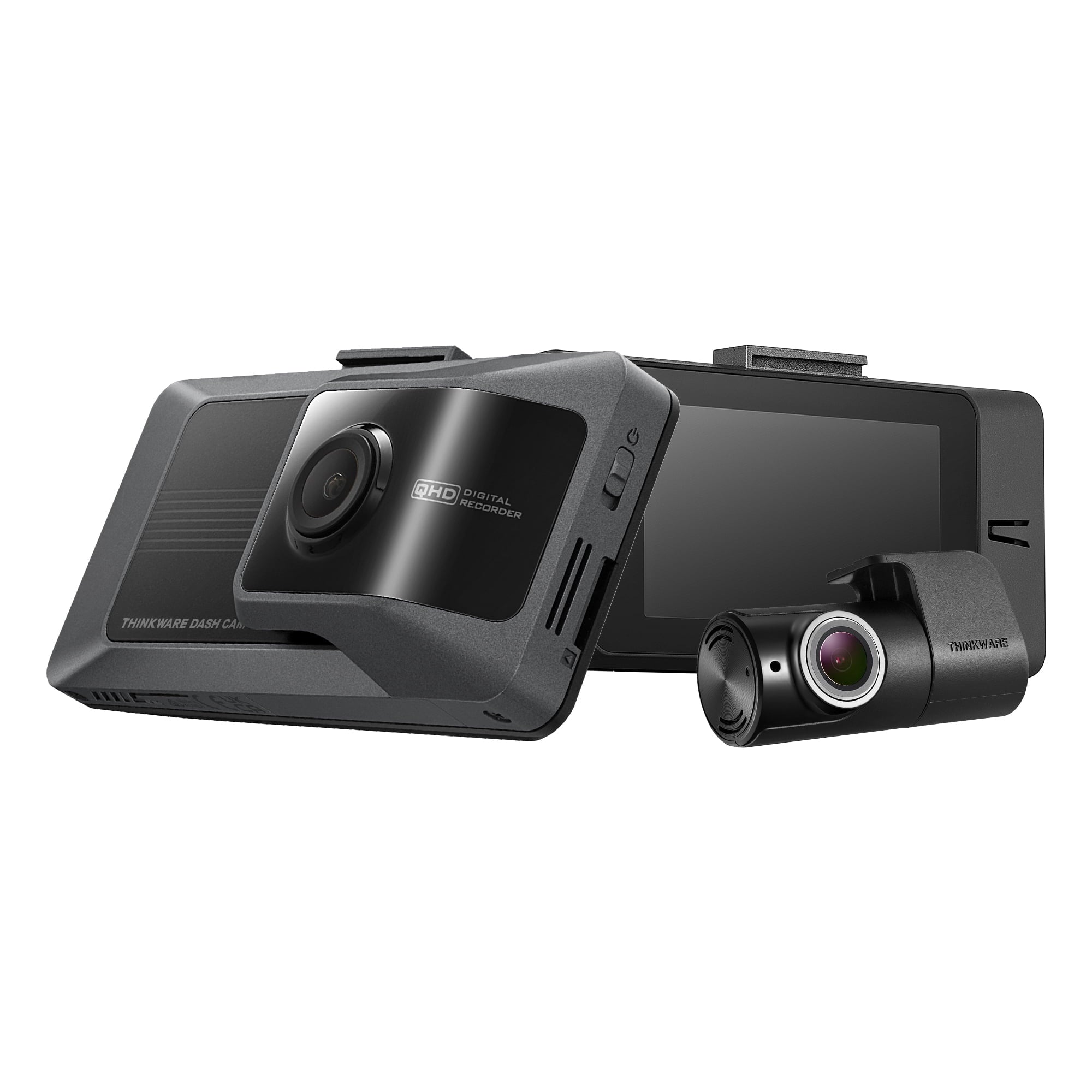 THINKWARE ARC Dash Cam with Smart Driving Alert System, 3X Energy Saving, 2 Channel, 1440P Front and Rear, Wi-Fi, Super Night Vision 2.0, 24/7 Parking Mode (Hardwiring, 12V Cable)