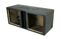 TL-15DVK - 15 Dual Slammer Vented Divided L5/L7 Enclosure With Bed Liner Finish