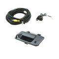 TRQ Rear View Camera Add On Kit w/ Wiring Harness & Tailgate Handle for Toyota ADA02077