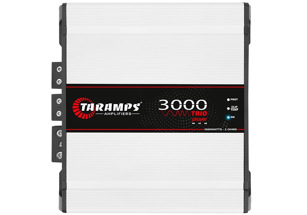 Taramps 3000TRIO.2 1-Channel 3000 Watts RMS Class D Amplifier, 6 lbs, 12 x 8 x 4