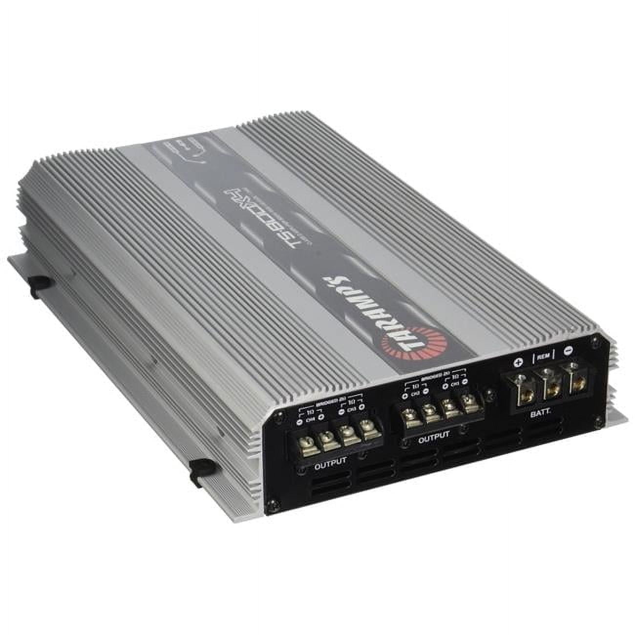 Taramps TS800X4 Compact 800W 4 Channel 2 Ohm Vehicle Audio Amplifier, Multicolor, 5 lbs