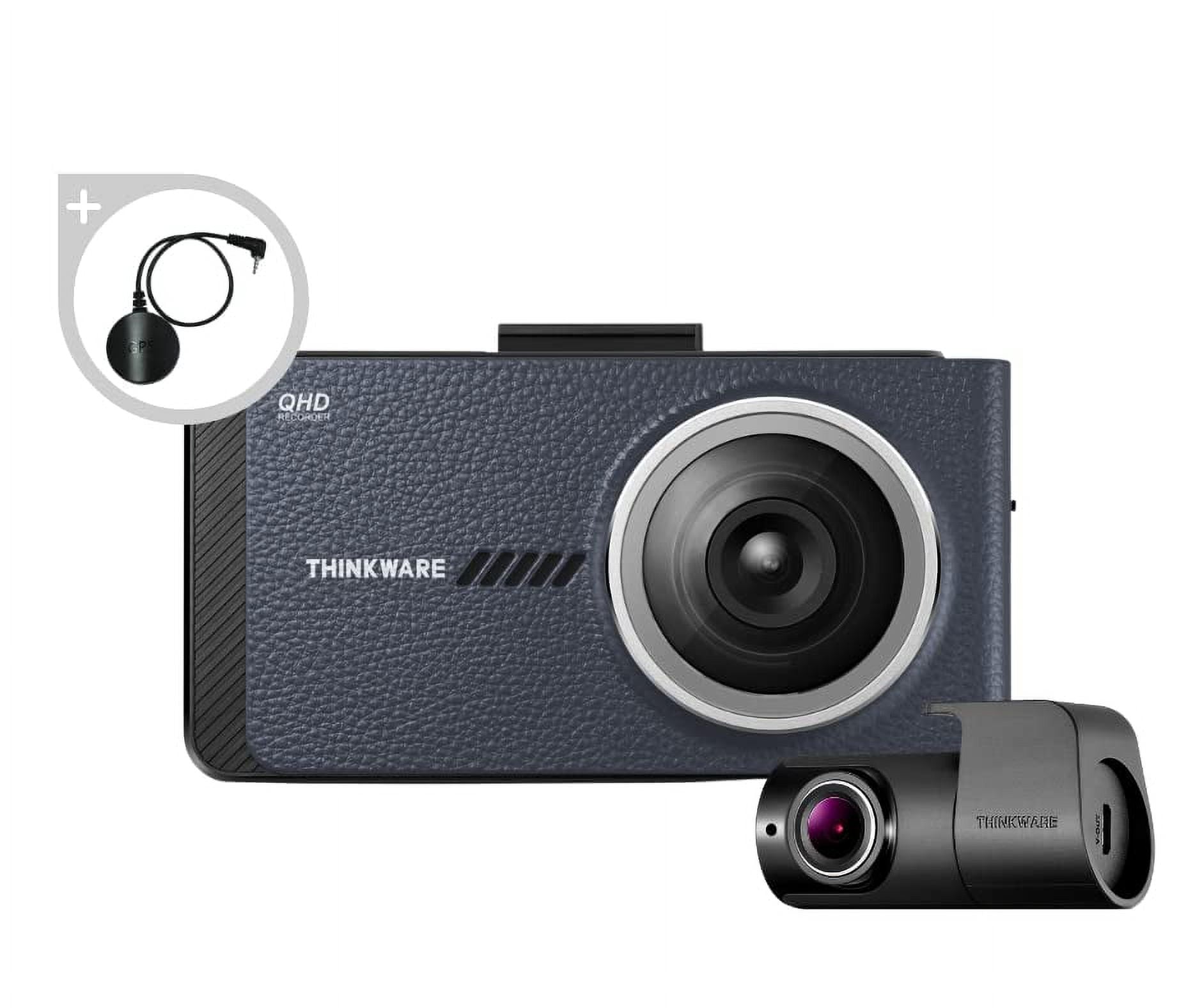 Thinkware X800 2.7LCD Touchscreen 2K QHD Dual Front and Rear Car Dash Camera 32GB Night Vision G-Sensor