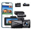 Toguard Dash Cam 4K Front and 4K Rear, TOGUARD Dash Camera Built-in WiFi GPS Voice Control 3.16Touch Screen Car Camera with 128GB SD Card