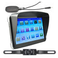 Universal 7 Inch Car GPS Navigation Bluetooth AV-IN Sat Nav +Wireless Rearview Camera